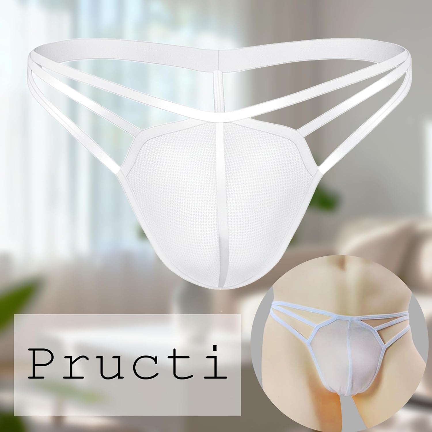 Men's Sissy Jock strap Thong Underwear – Male Thong & Lace Lingerie Set Sexy Men's Straight Guys Underwear - Image 5