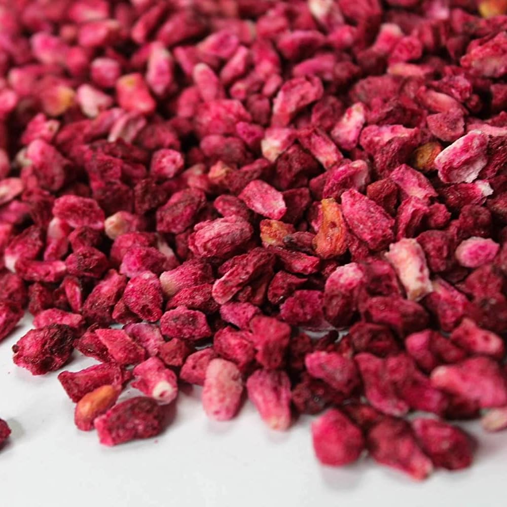 Arilos de Granada Liofilizados — Granada Liofilizada — Fruta Liofilizada sin Azúcar — Granada Deshidratada — Para Repostería, Decoración, Muesli, Smoothie Bowl y Postres (100g)