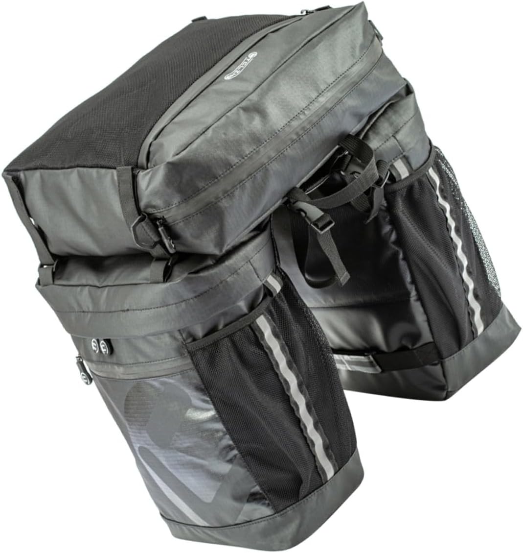 Waterproof 50l Bike Rear Rack Bag 3-in-1 Bicycle Pannier Saddle Travel Bag for Mountain and Long-distance Cycling