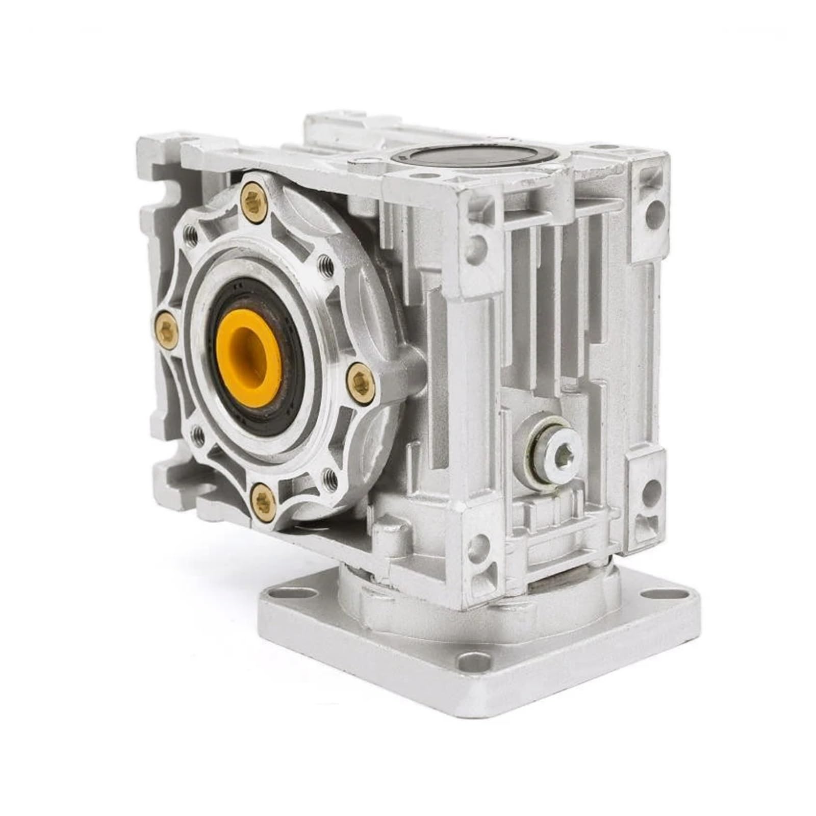 NMRV40 RV040 Speed reducer worm DC electronic starter gearbox 18mm output 5:1-100:1 Worm Gearbox Speed Reducer IINKUEYK(100 to 1)