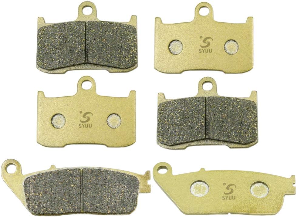 SYUU Motorcycle Replacement Front Rear Brake Pads Aftermrket Part for Victory Cross Country 8 Ball Cory Ness Cross Country 2011 2012 FA347F FA347F FA196R