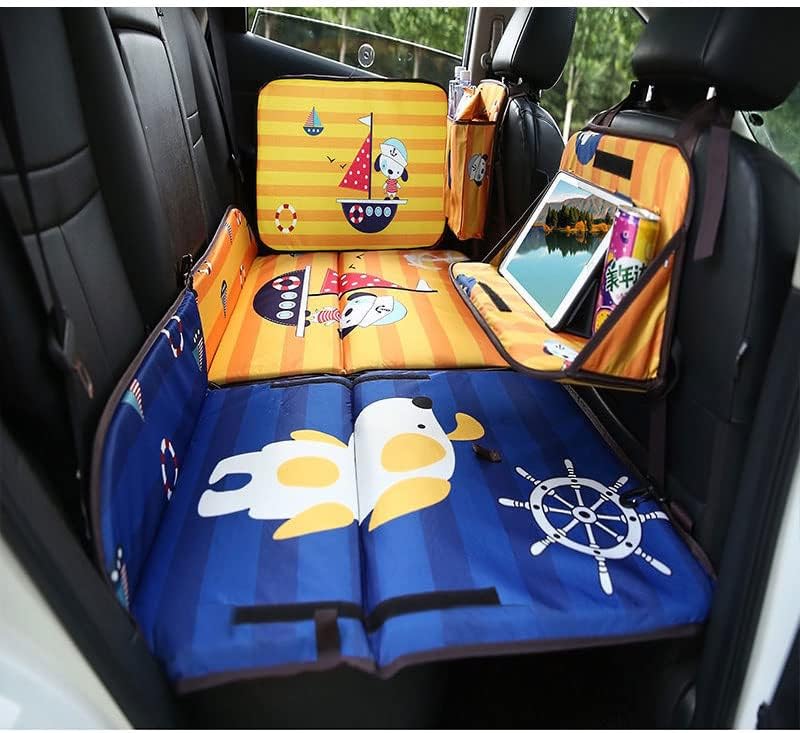 Car Camping Mattress, Portable Folding Car Bed Mattress Car Sleeping Pad Car Modified Bed for Most Cars Such As SUVs, RVs, Trucks, and Small Trucks,Puppy-Without Stand