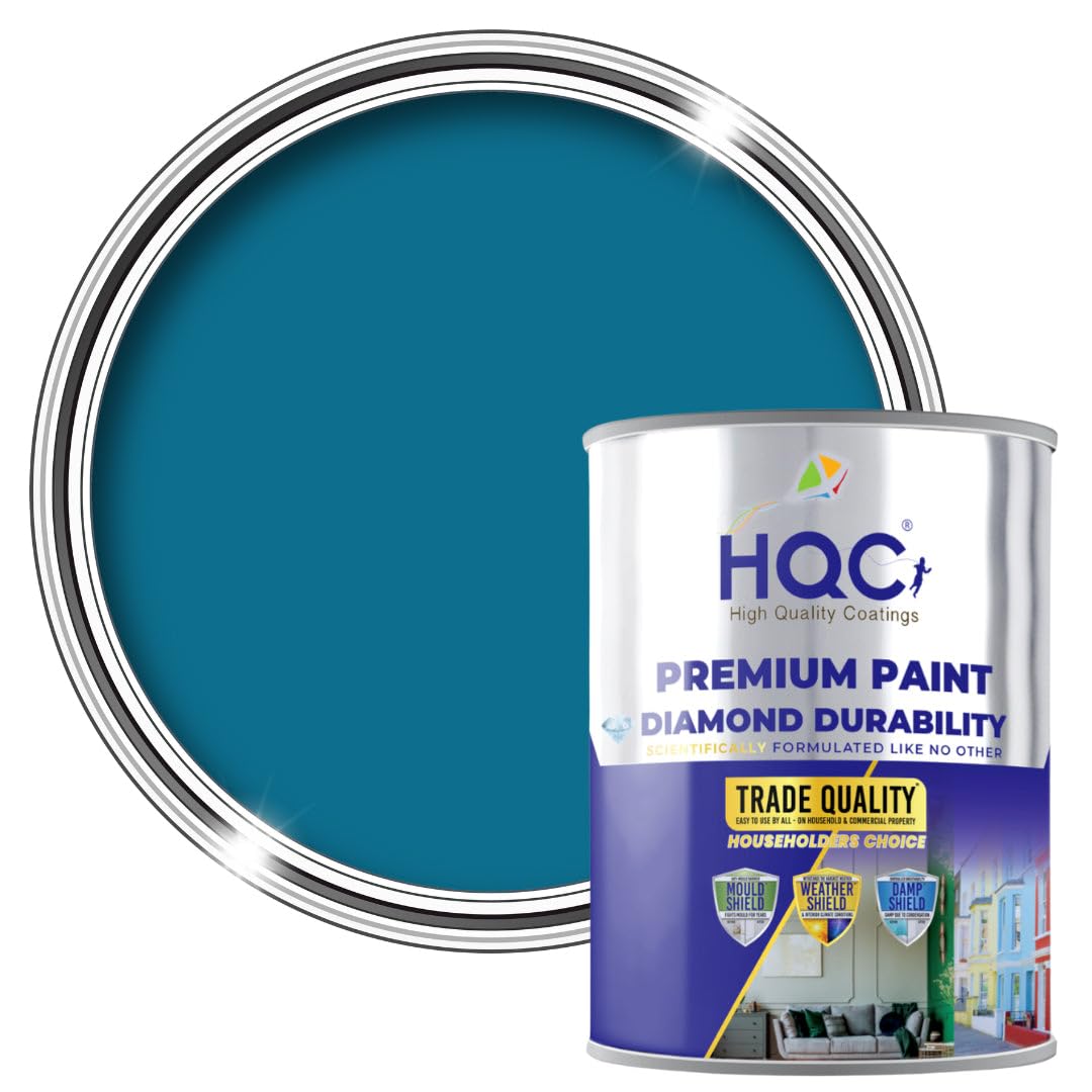 Hqc Masonry Paint Weatherproof & Long-Lasting Protection For All Exterior WallsMarina Blue5L from B&Q