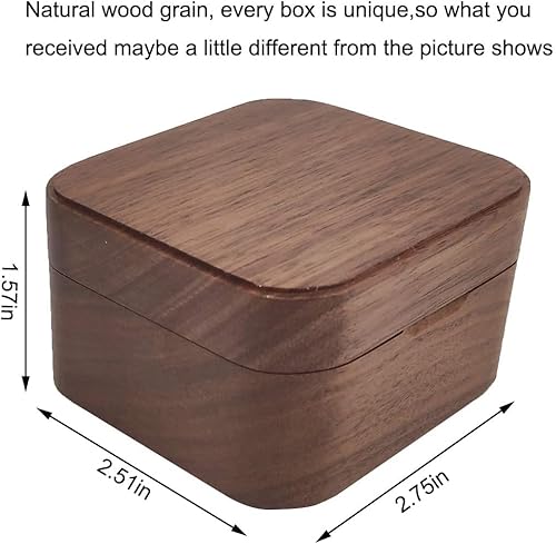 Miniatura 3 de Teykst Lilium from Elfen Lied - Caja de música de madera natural, tamaño mini, caja musical de madera, colección de decoración, regalo de recuerdo