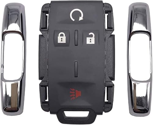 Miniatura 2 de Funda de repuesto para llavero para Chevy Silverado Colorado GMC Sierra Yukon Cadillac, sin llave, llave de entrada