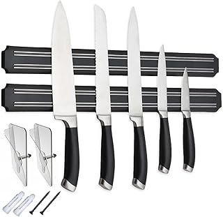 ﻿ Magnetic Knife Holder,15 Inch Magnetic Knife Storage Strip,Knife Bar Block Magnet,Kitchen Utensil Holder,Tool Holder,Multipurpose Magnetic Knife Rack