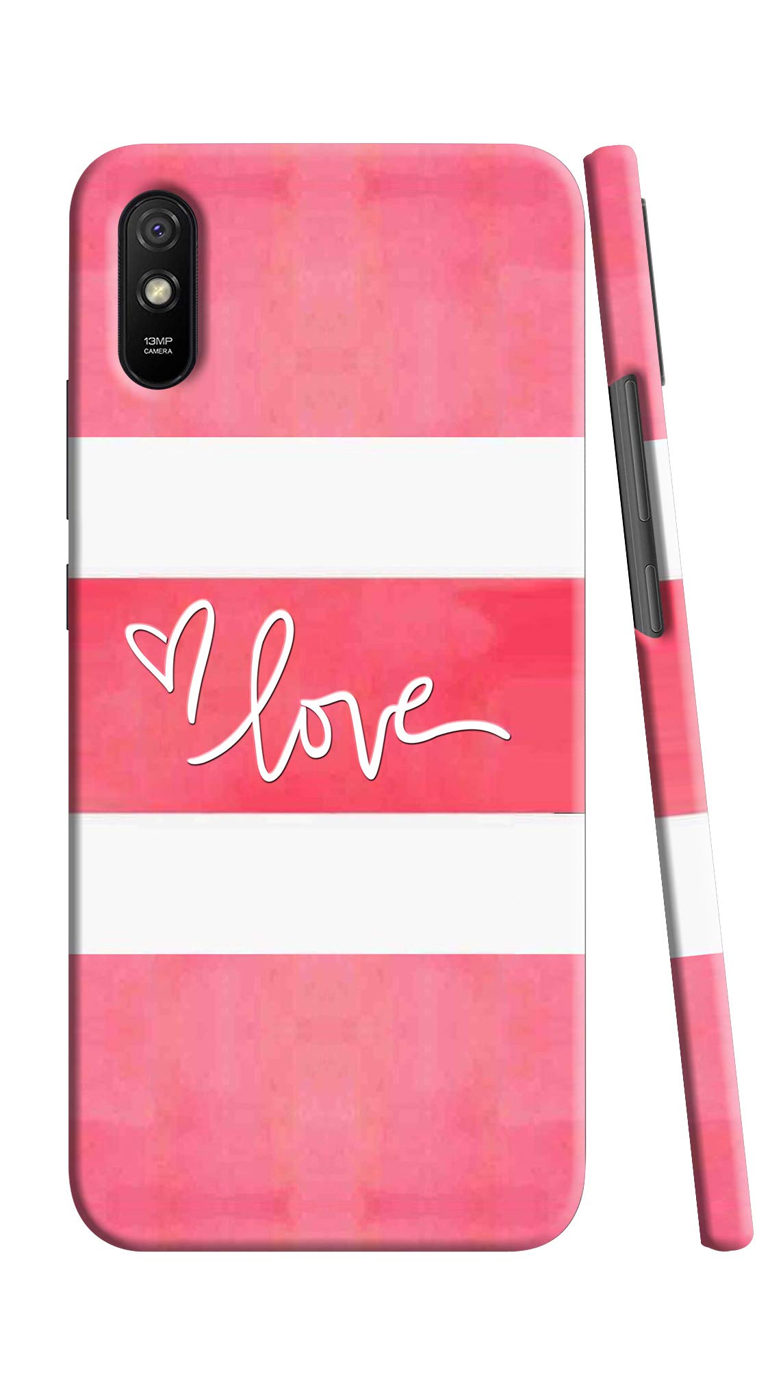 ADI CREATIONS Designer Back case Cover Love Combine Double Colour Patterns Redmi 9A