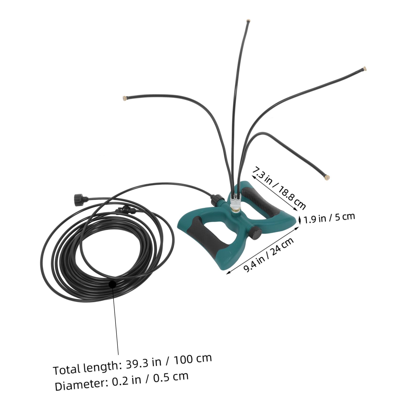 Gatuida Kit de Brumisation pour Ventilateur, Système Autonome Extérieur