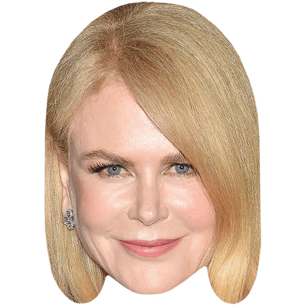 Nicole Kidman (Smile) Celebrity Mask, Flat Card Face, Fancy Dress Mask