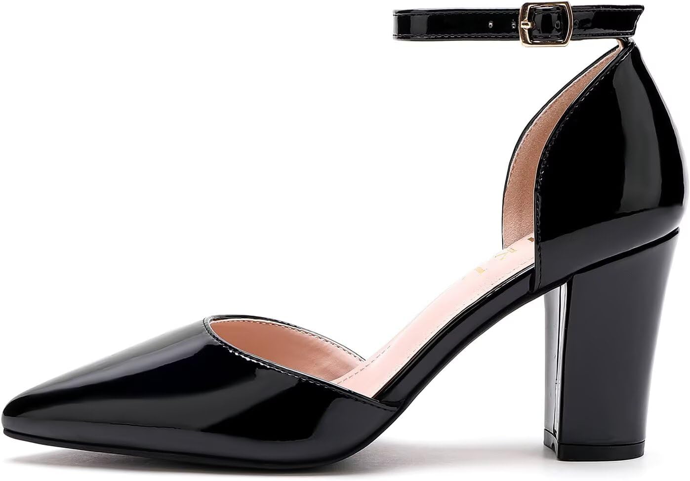 HKL Women's Closed Toe Pointed Toe Heels Pumps - Image 4