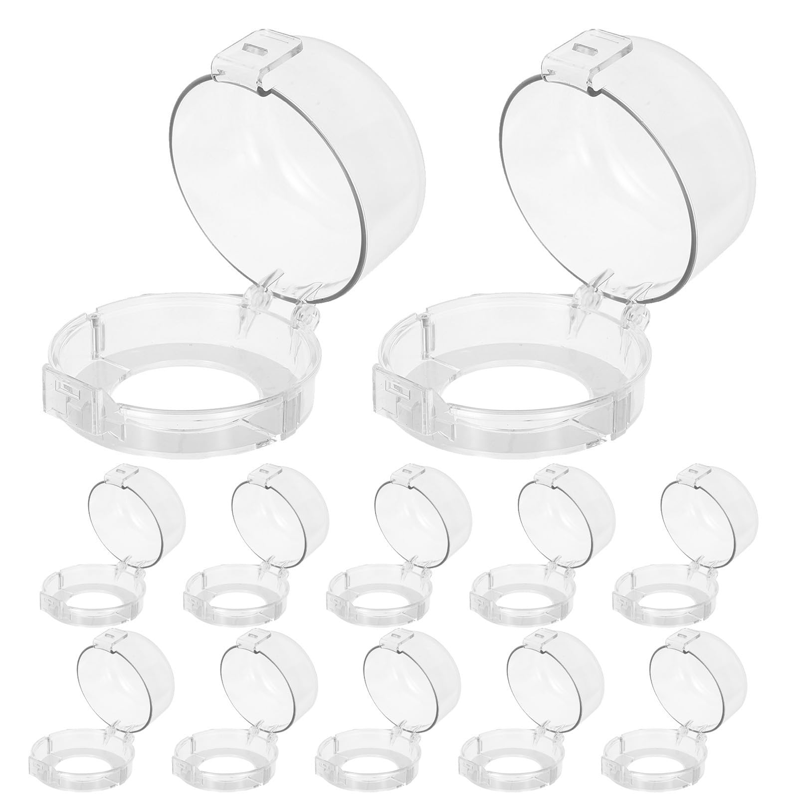 Mikikit 12 Pièces Protection Étanche pour Boutons de Cuisinière à Gaz Résistante Chaleur aux Taches Couverture de Sécurité pour Usage Domestique