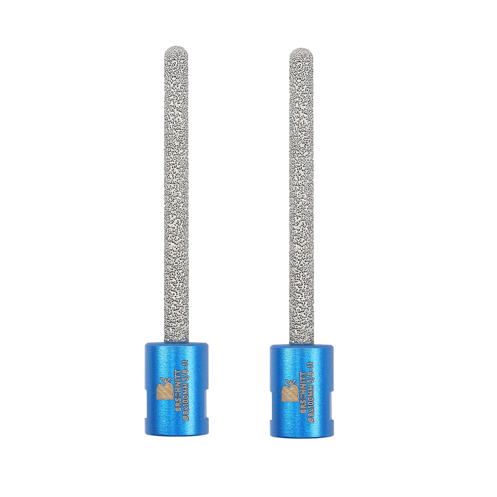 Diamond Mortar Raking Bit - BRSCHNITT for Mortar Raking Tuck Pointing Granite Marble Concrete Masonry Stone Removals Vacuum Brazed Bit with 5/8-11 Thread (5/16 Inch x 4 Inch) 2pcs/Pack