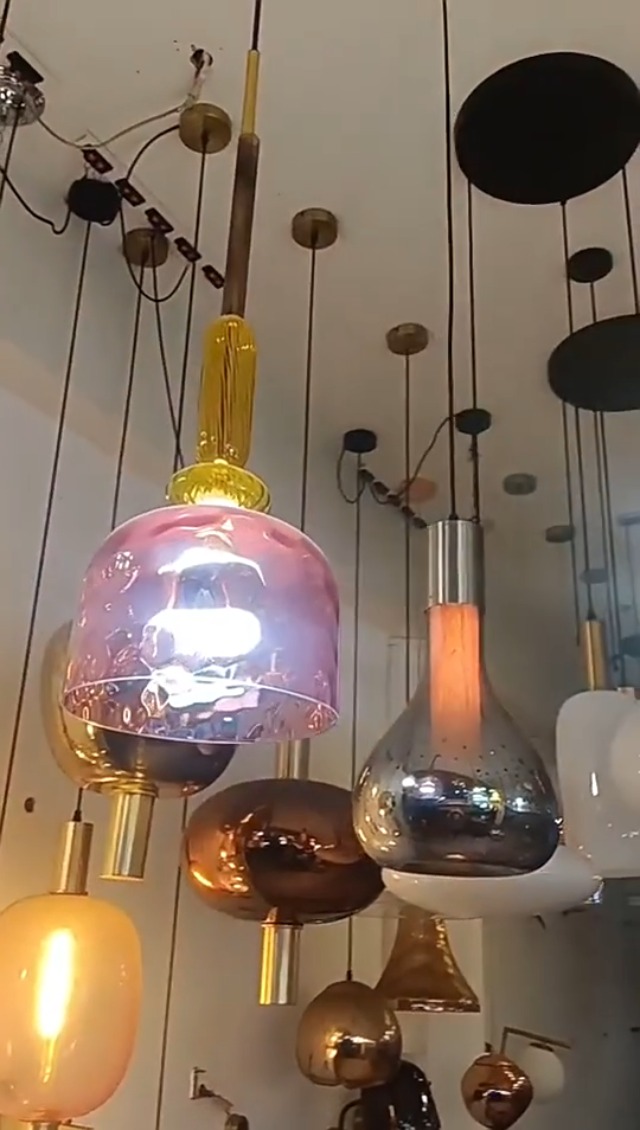 Amazon.com: ONEBAO Multicolor Chandelier Colored Glass