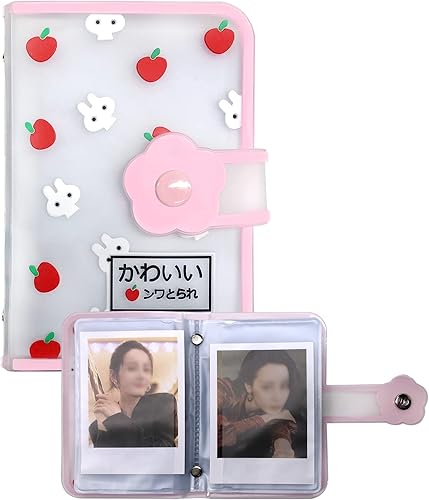YAHUIPEIUS Kpop - Portatarjetas de fotos con pegamento gelatina mini álbum de fotos carpeta de tarjetas de fotos Kpop fundas portátiles para