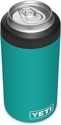 Miniatura 5 de YETI Rambler Aislador de Latas Altas Colster de 16 oz. para Tallboys y Latas de 16 oz., Verde Agua Azul acuífero (sin inserto de lata),Rojo