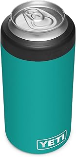 YETI Rambler 16 oz. Colster Tall Can Insulator for Tallboys & 16 oz. Cans, Aquifer Blue