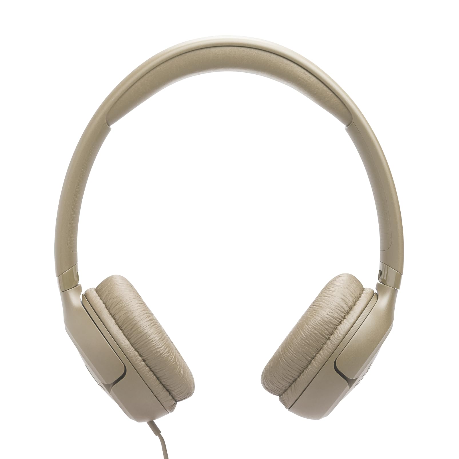 JBL Tune 530 C, Casque Filaire Supra-Auriculaire, Beige | Confortable, avec Micro, Son JBL Pure Bass, connectivité USB-C, Préréglages EQ, Design Pliable et Câble Anti-Nœuds