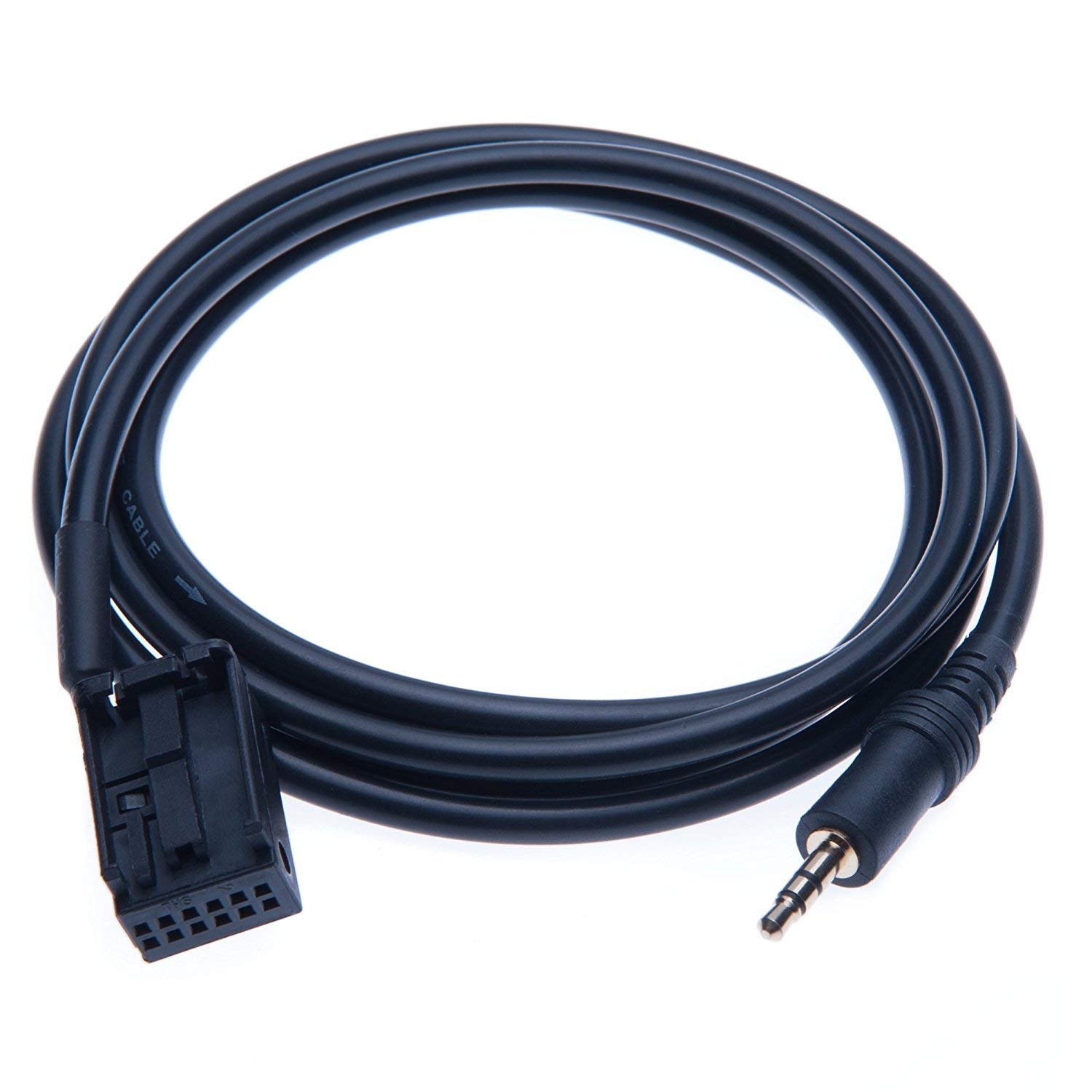 Cavo per Adattatore di Ingresso AUX da 3,5 mm Compatibile con Auto Car B M W E39 Z4 E85 X3 E53 E83 E60 E61 E63 E64, MINI COOPER a MP3 MP4 / Telefono, Radio, Smartphone