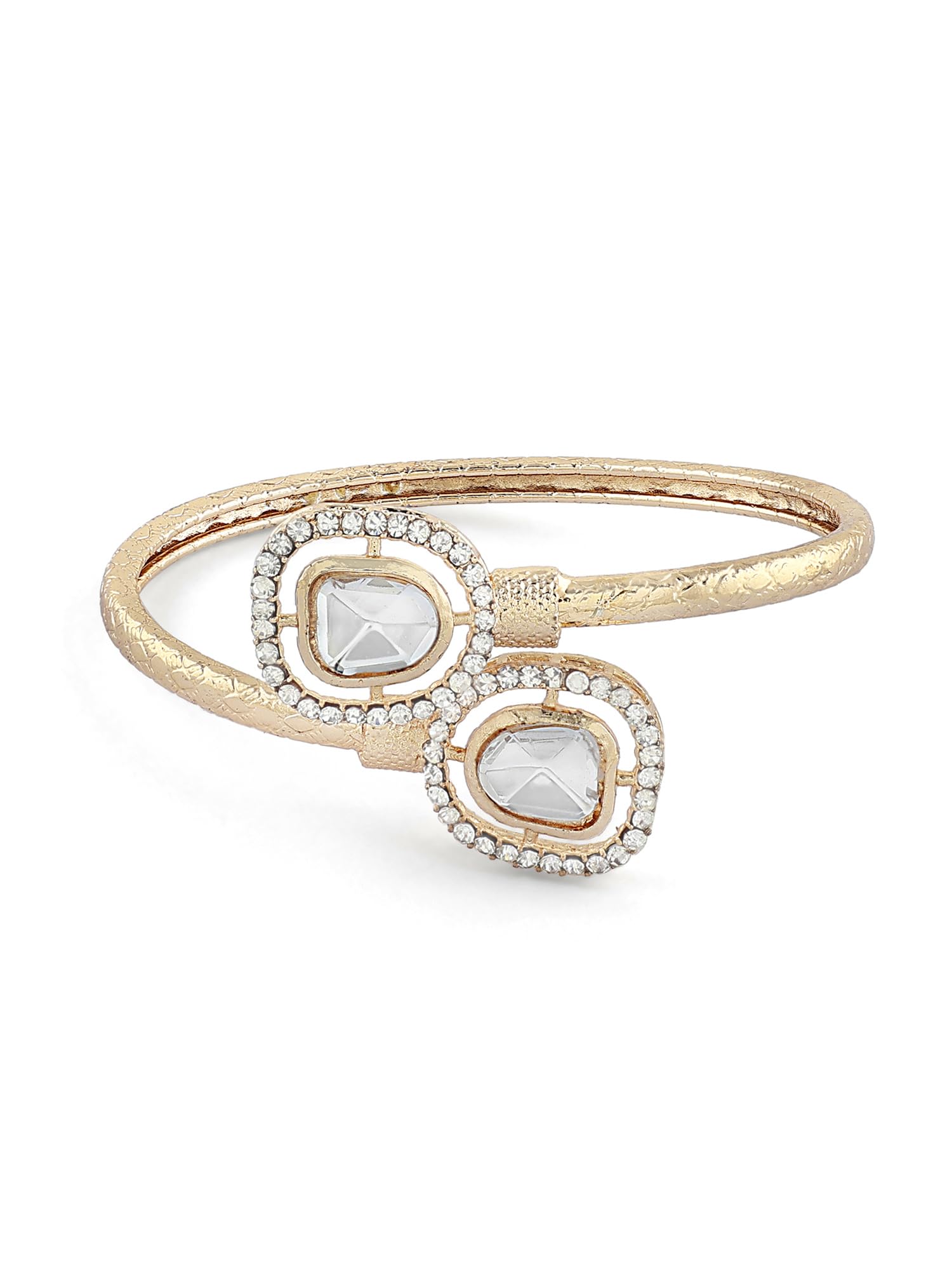 See full amazon price history chart for ZAVERI PEARLS Gold Tone Dazzling Embellished Bangle Style Kada Bracelet For Women-ZPFK16891 ZAVERI PEARLS Gold Tone Dazzling Embellished Bangle Style Kada Bracelet For Women-ZPFK16891 (B0CM9KXTH9) Amazon Price History, Amazon Price Tracker