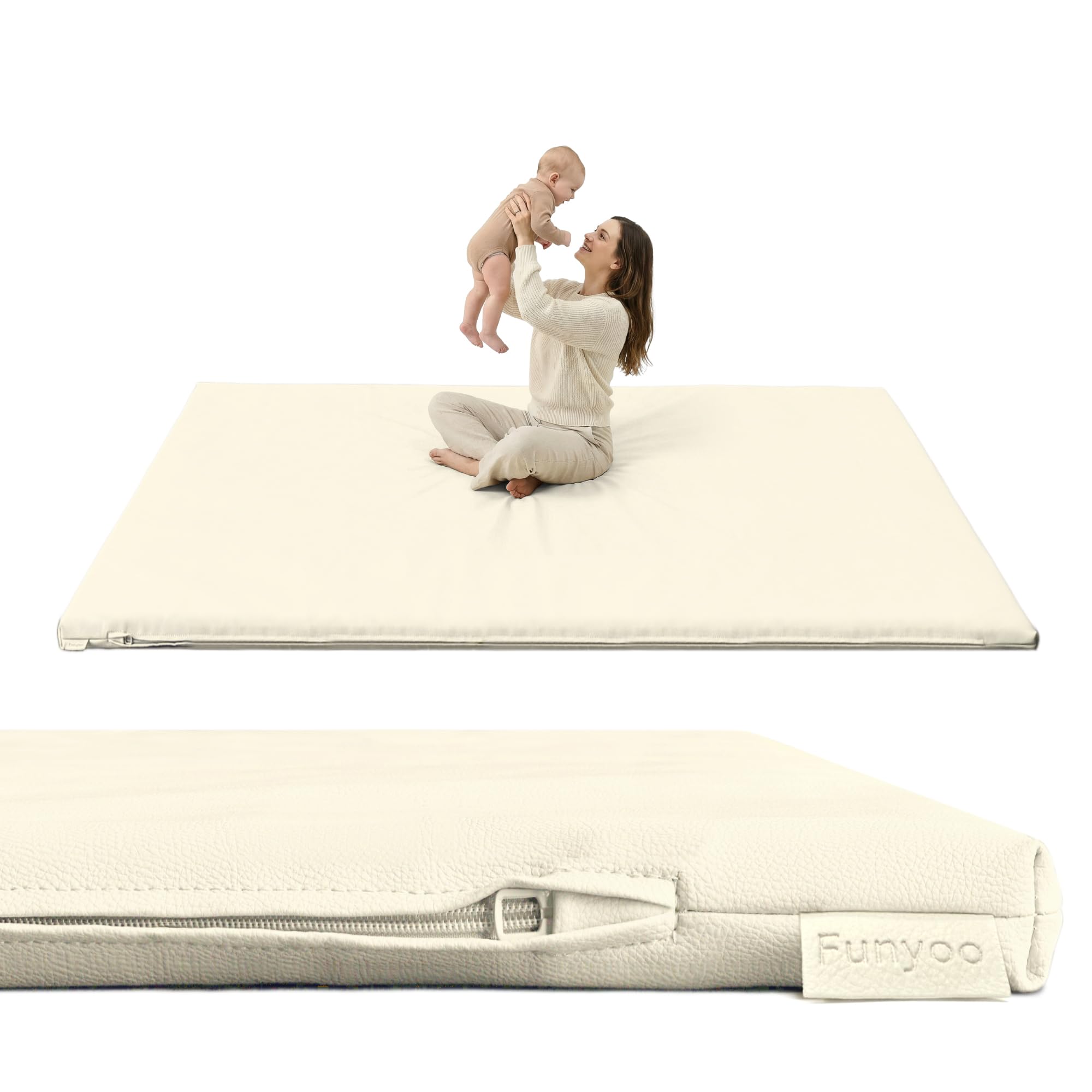 Procubby Golden Beige Kids Tent: Pop up Kids Play Tent Made by Peachskin Fabric - Toddler House for Indoor & Outdoor - Great Princess Castle for Baby - view 1