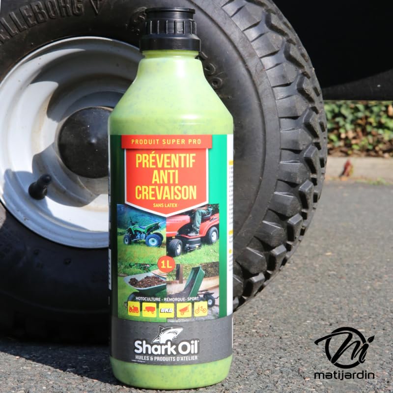 Matijardin - Préventif anti crevaison Shark Oil OKO super pro 1 litre par 4