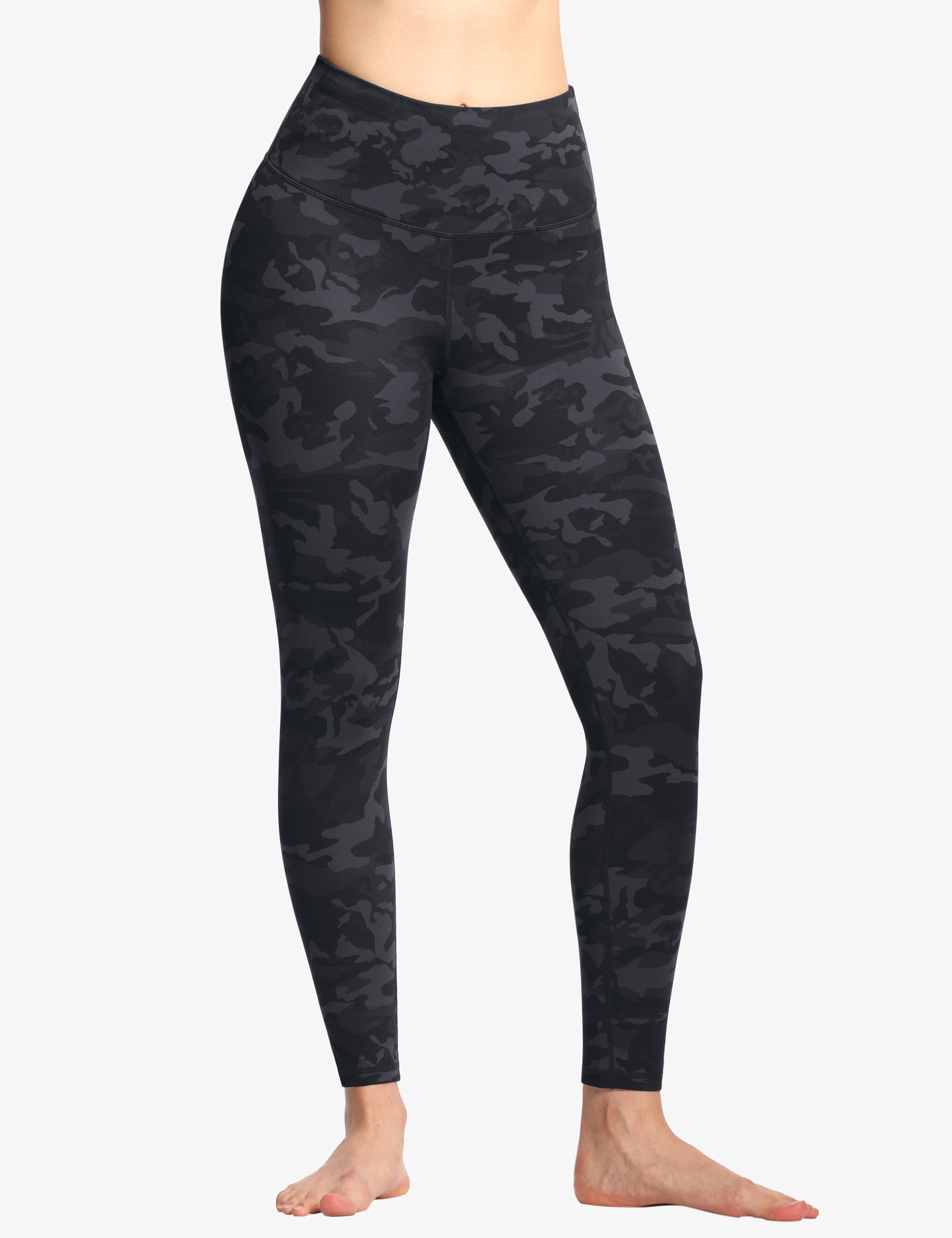 THE GYM PEOPLE Leggings de entrenamiento de cintura alta para mujer, suaves, control de abdomen, a prueba de sentadillas, pantalones de yoga y correr