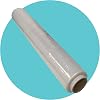 Triplast 400mm Clear Pallet Stretch Film - Standard Core 17mu Thick - Plastic Shrink Wrap and Industrial Cling Film for Moving and Warehouse Packaging (1 Roll)