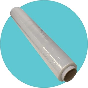 Triplast 400mm x 150m Pallet Stretch Shrink Wrap - Clear - Roll of Heavy Duty Packaging Cling Film | Shrink Plastic for Moving House