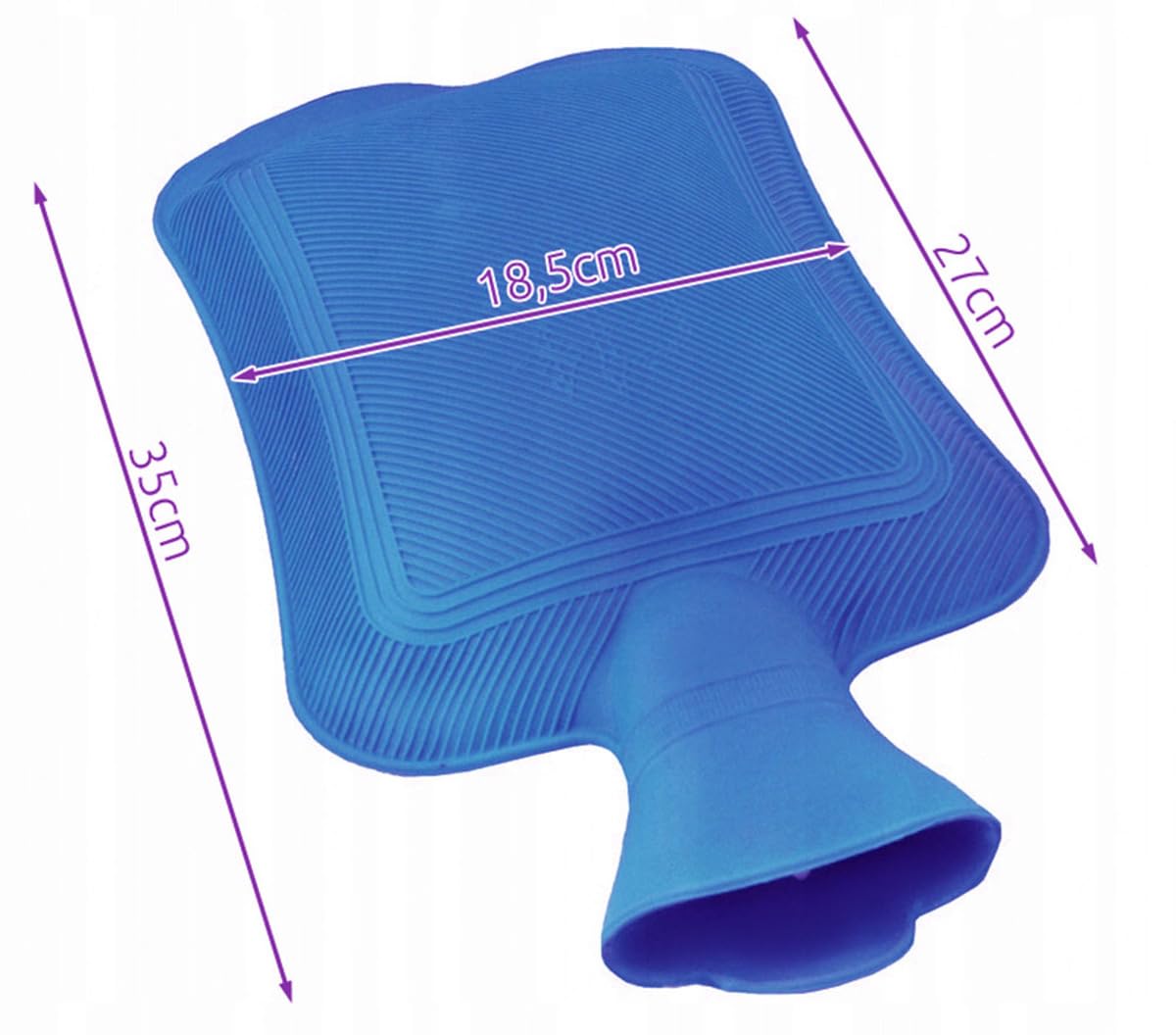 Personalizado Bolsa de agua caliente caucho forro polar 2 litros Botella De Agua De Gran Capacidad Una botella con un colorido suéter Blanco con tu foto/texto [092]