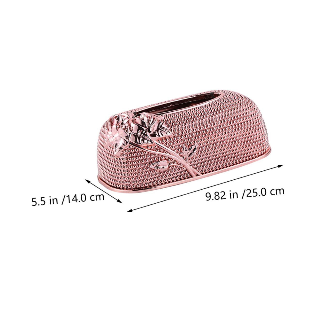 Alipis Elegant European Style Tissue Box Creative Napkin Case for Hotel Bar and Home Sturdy Acrylic Easy to Maintain