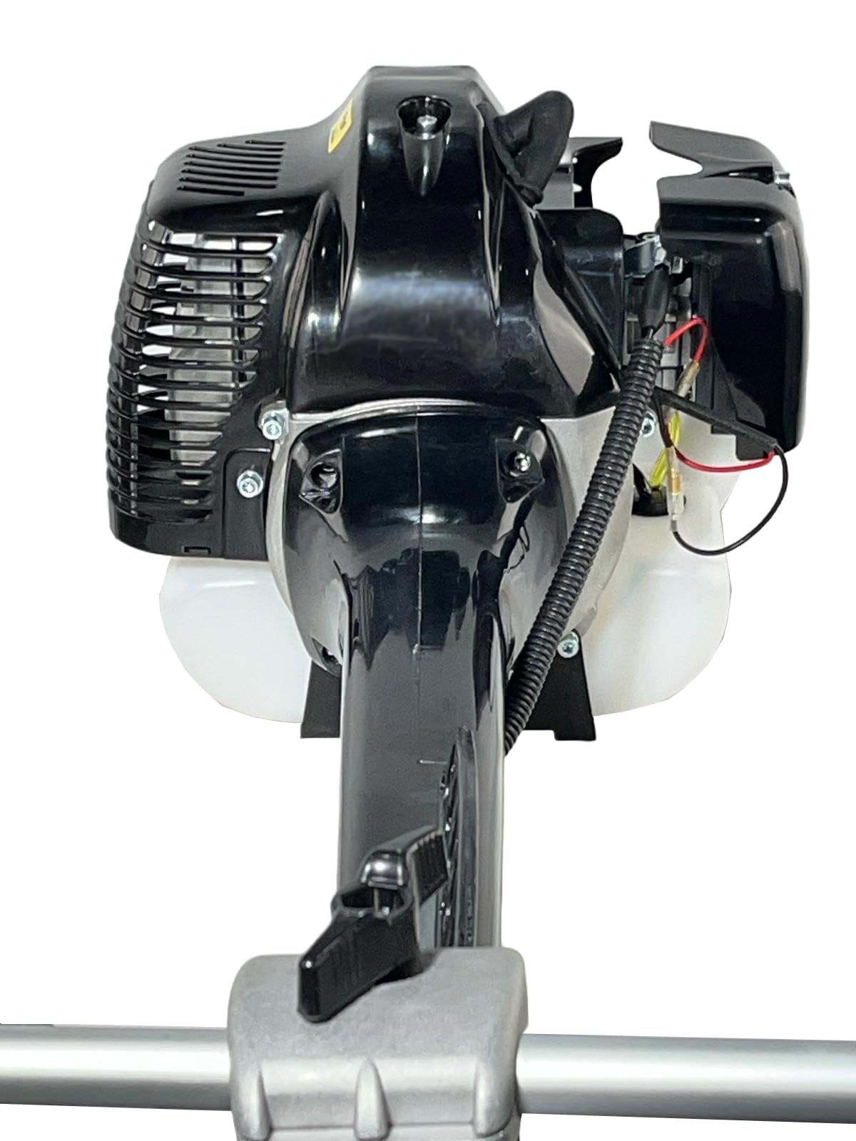 Desbrozadora Gasolina 52cc 3cv Motor 2 Tiempos, con 4 Accesorios de Corte Intercambiables, arnés, Barra Divisible y Kit de Seguridad Completo
