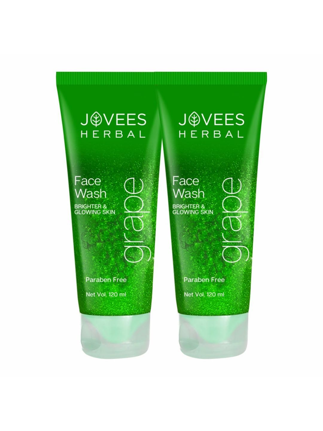 Jovees Clarifying Fairness Facewash with Grape - 120ml(Pack of 2)