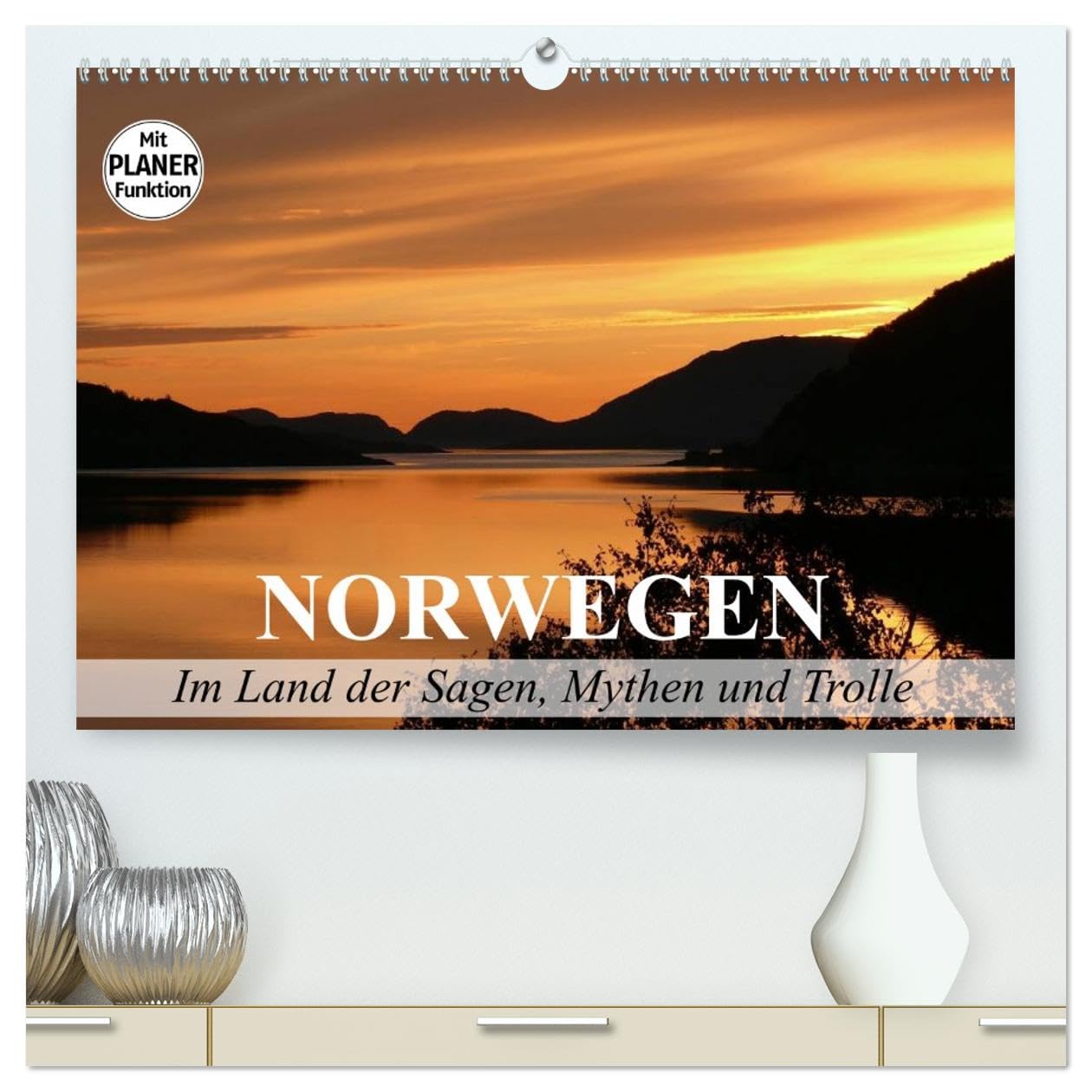 Norwegen. Im Land der Sagen, Mythen und Trolle (hochwertiger Premium Wandkalender 2026 DIN A2 quer), Kunstdruck in Hochglanz: Die landschaftliche Schönheit des Königreiches Norwegen (CALVENDO Natur)