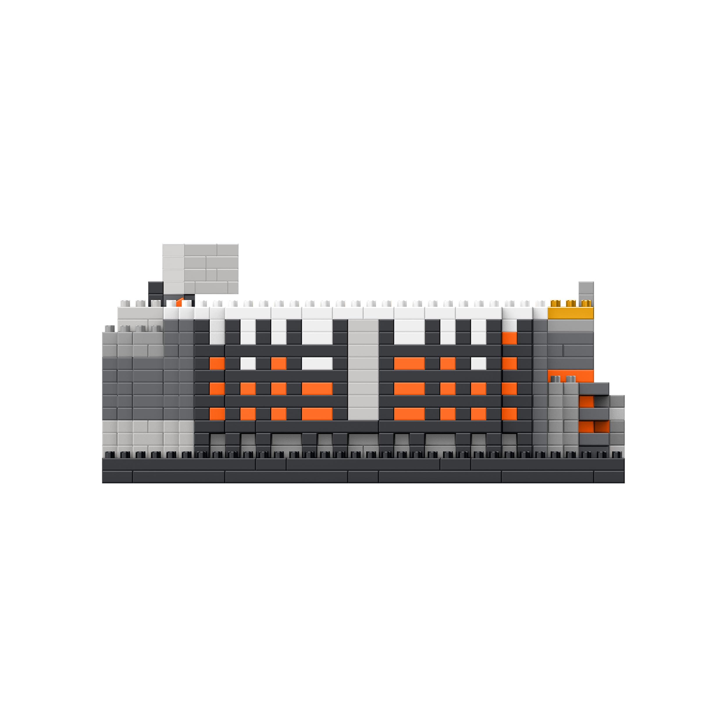 FOCO Offizielles Lizenzprodukt Valencia CF Mestalla Stadium BRXLZ-Steine 3D-Mini-Fußballstadion BAU-Set