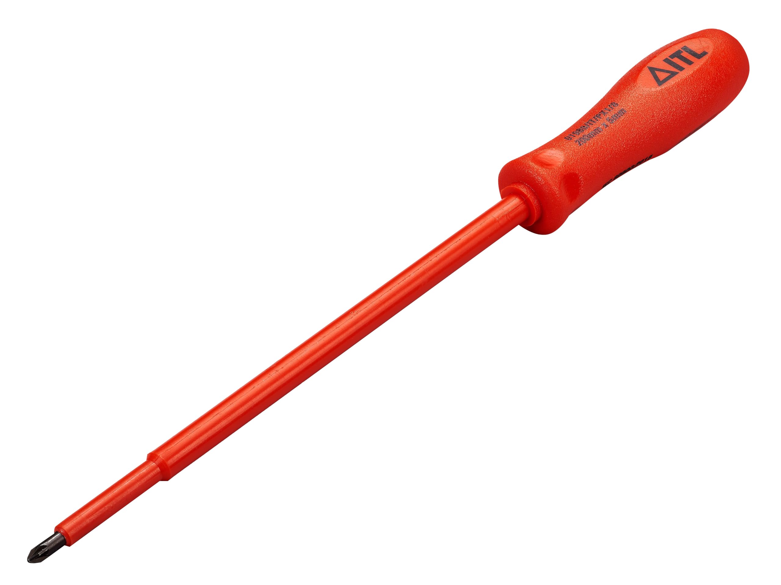 Tournevis isolé 200 x 5 x N°1 Orange de précision Insulated Tools 01989 8 609 avec manche ergonomique