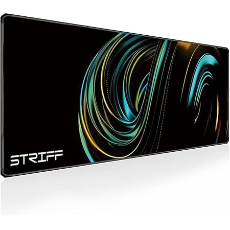 Tapis De Souris Gaming XL Styx – 800x300 Mm, Surface Lisse, Base Antidérapante – Design Neonflux Généré Par IA