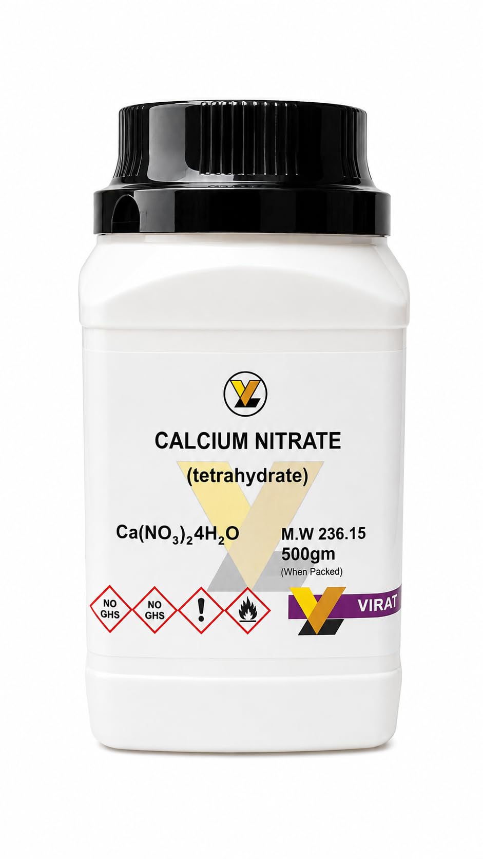 Calcium Nitrate 98% Tetrahydrate 500g for Lab Testing | Research Purpose, High Purity 98%, 500g Pack-image-15