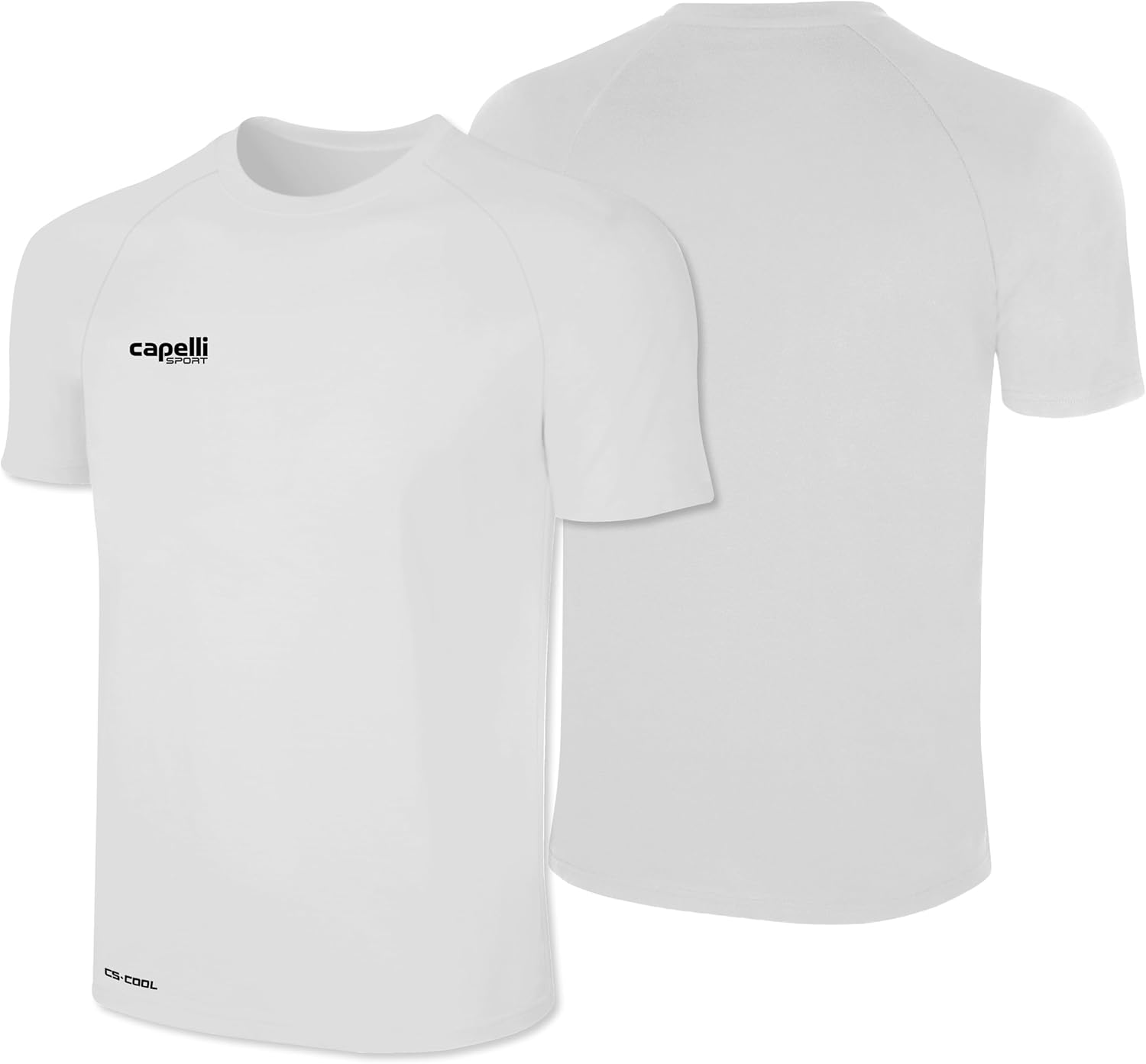 Capelli Sport Men's Men's Workout Top, Short Sleeve Crew Neck Exercise Training Jersey