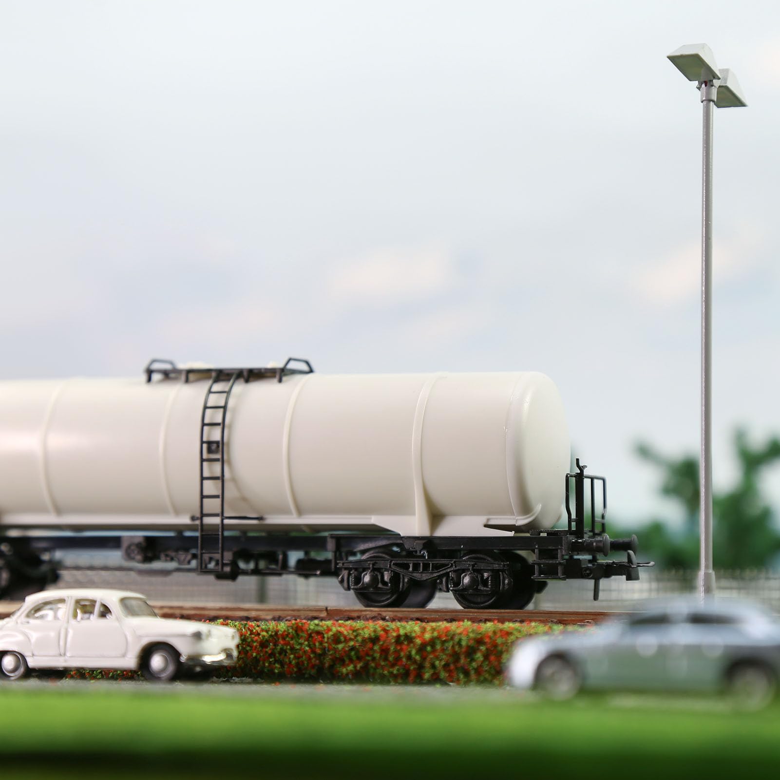 Evemodel 1 jeu de piste H0 1:87 - Modèle non moulu - Train - Camion à chaudière - Accessoires adhésifs
