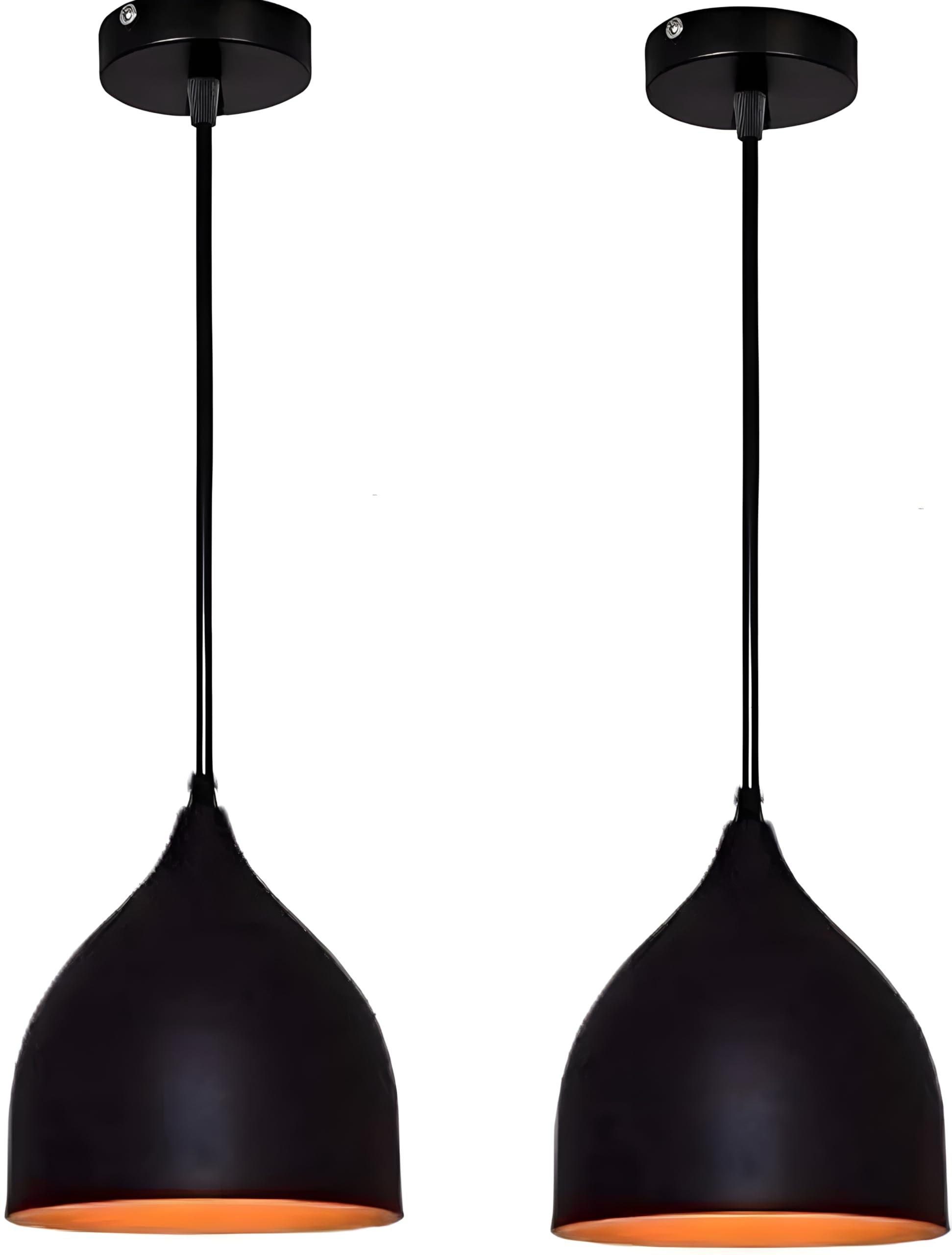twixle Aluminium (2Lamps Individual) Ceiling Hanging Lights for Dining Table, Lamp, Living Room Corner, Decorative,Home,Bedroom,Office,Cafe,Restaurantsand More, (Black) (Aluminium)(Without Bulb)`-picture-16