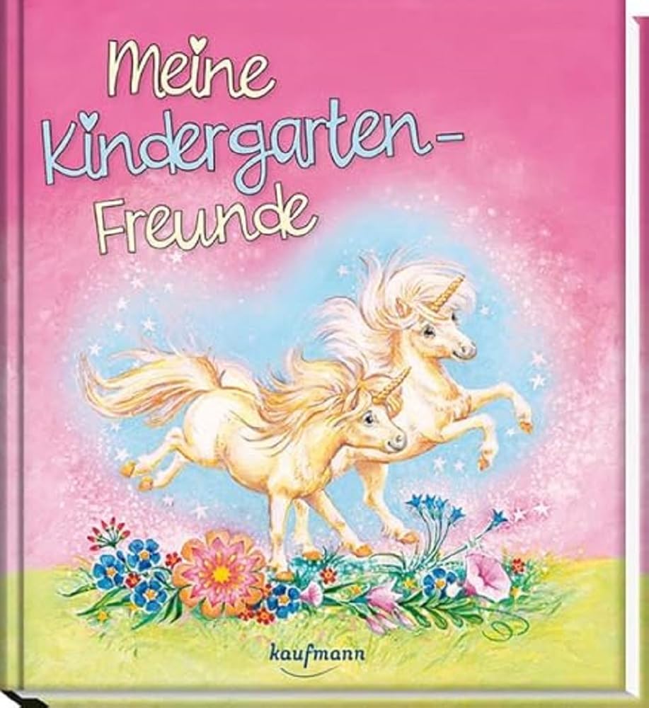 Meine Kindergarten-Freunde: Einhorn (Freundebuch für den Kindergarten und die Kita: Meine Kindergarten-Freunde für Mädchen und Jungen)