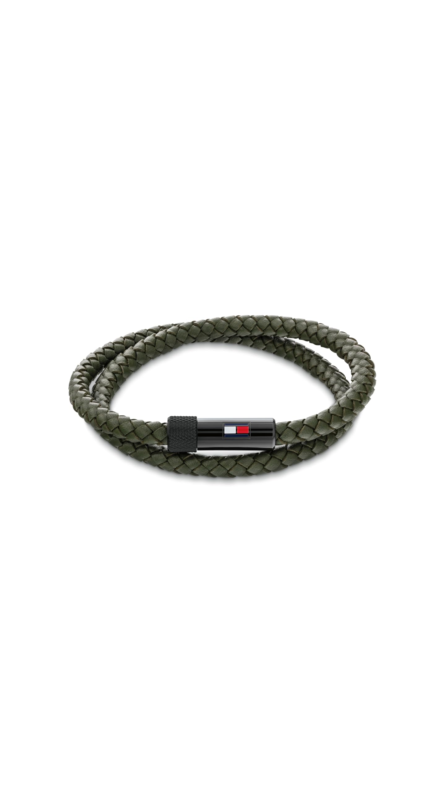 Tommy Hilfiger Jewelry Pulsera de piel para Hombre con cierre magnético