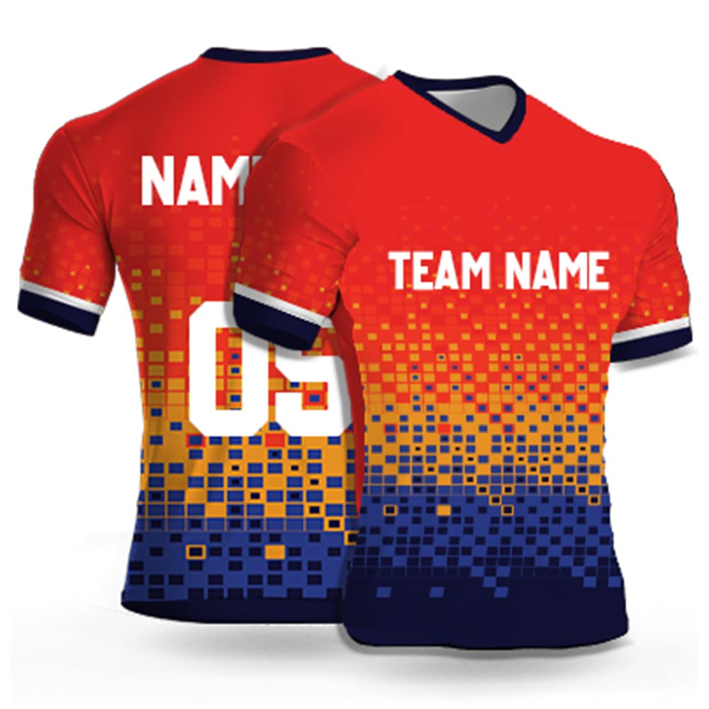 Daily OrdersMen's Soccer T-Shirt - Customized Football Jersey With Name - Under $400