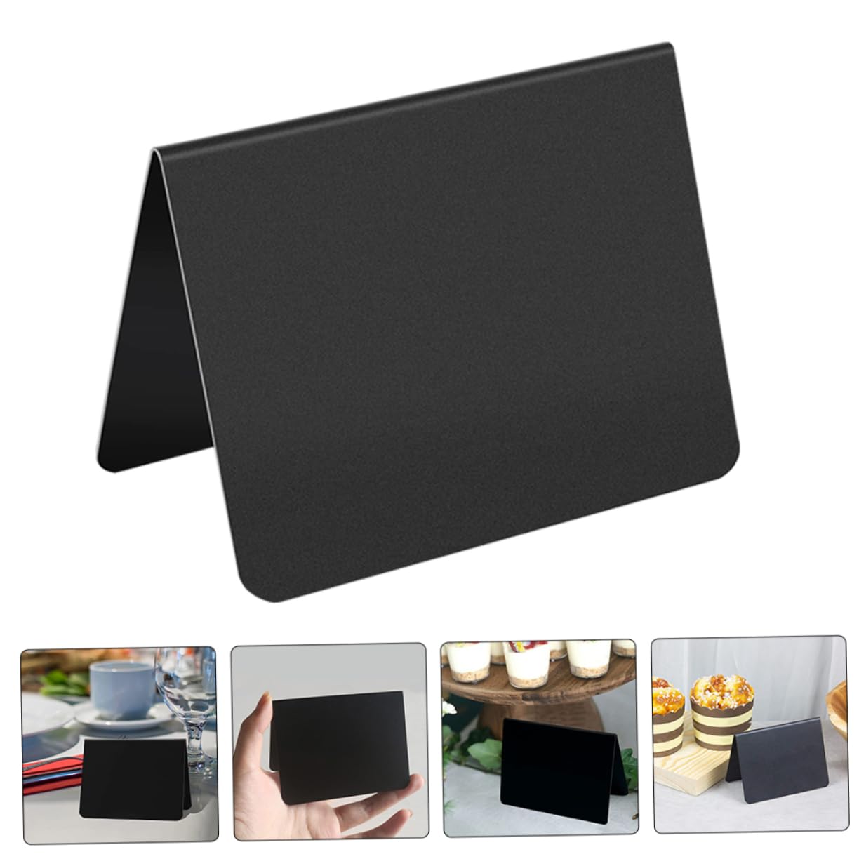 ARTIBETTER 5 Series De Pizarra Escribir Letrero De Pizarra Pizarras Pequeñas Tablero De Tiza Mensaje Pizarras Para Restaurante Signos De Menú De Polivinilo Negro 15 Piezas X 5