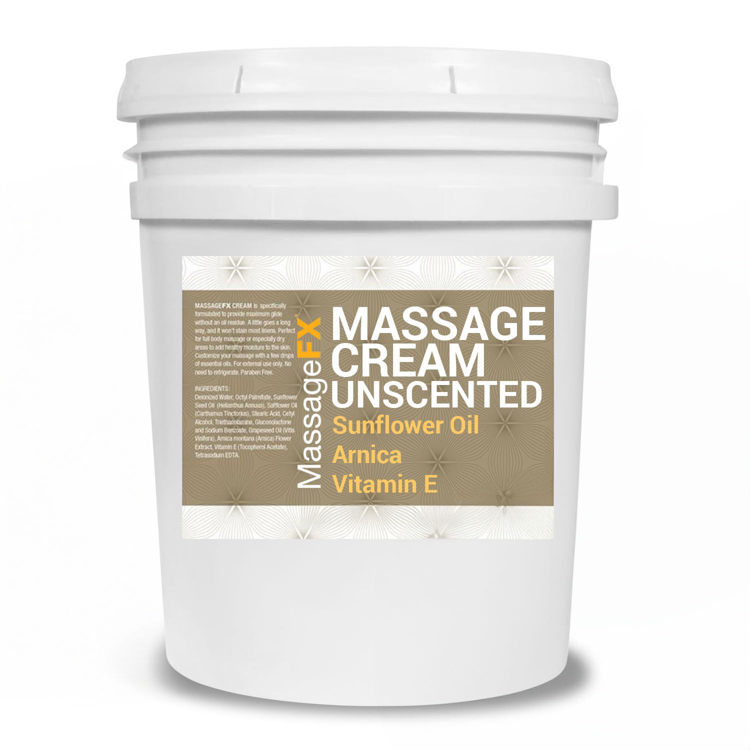 Amazon.com : MASSAGE FX Unscented Massage Cream, 5 Gallon