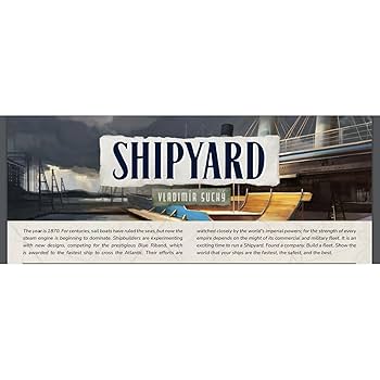 Amazon | Rio Grande Games: Shipyard 第2版 - 戦略ボードゲーム