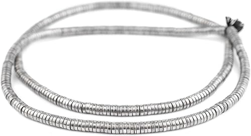 Miniatura 8 de TheBeadChest - Cuentas de disco de serpiente de latón de 0.236 pulgadas, hebra completa de espaciadores de metal de calidad para diseño de joyas de