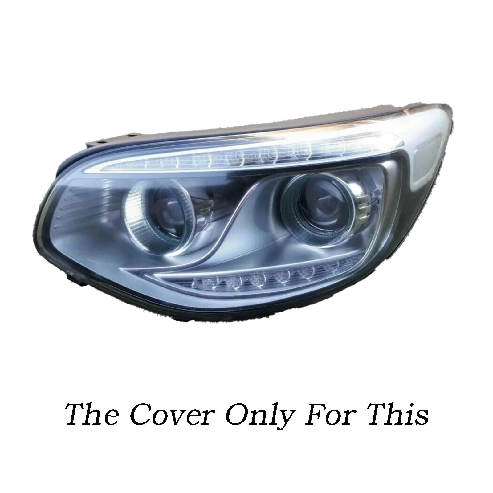 Veicoli Fari Coperchio di Tenuta Per KIA Per Soul Hybryd Cappucci Abbaglianti E Anabbaglianti Prolunga LED Coperchio Antipolvere Per Faro