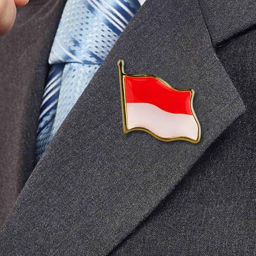 Image of Country Flag Brooch Metal Alloy Souvenir Pin Shirt Hat Backpack Jewelry Accessories Decoration Party Christmas Gift Badge International Travel Pin