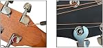 Pièces de tuning Ukulele,Suits pour 4 String Ukulele Soprano Tenor Uke Tuning avec la tête plus épaisse. Fermé Knob,Make better Chords Classial Tool